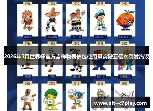 2026年3月世界杯官方吉祥物表情包使用量突破五亿次引发热议